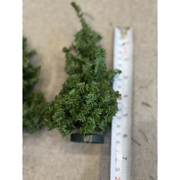 Christmas Village Train Diorama Display 11 Asst Evergreen Pine Trees 6-12” - Picture 9 of 9